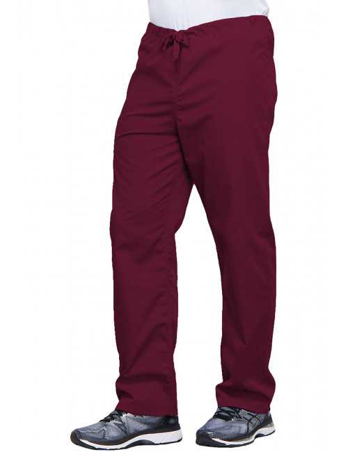 Pantalon médical cordon Unisexe, Cherokee Workwear Originals (4100) bordeaux droite