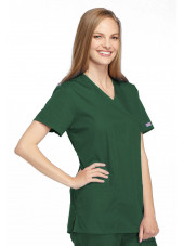 Blouse médicale Femme, 2 poches, Cherokee Workwear Originals (4801) vert chirurgien droite