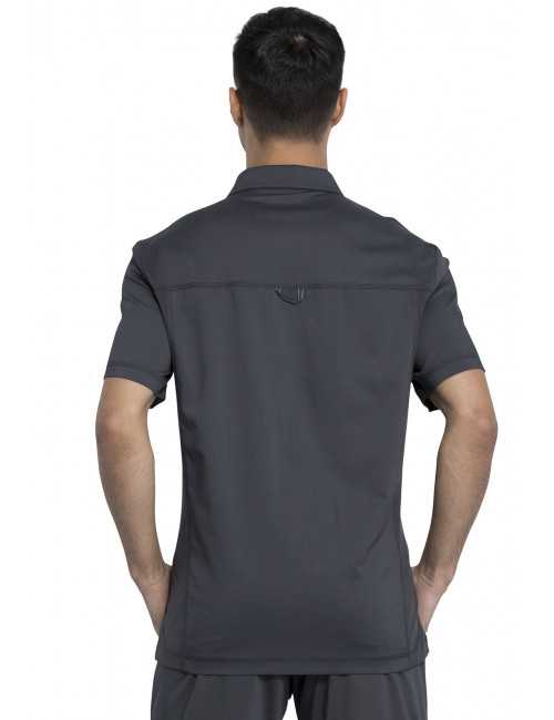 Blouse médicale Homme Col polo, Cherokee, Collection "Revolution" (WW615) gris anthracite dos
