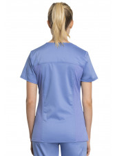 Blouse médicale Femme, Cherokee "Revolution tech" (WW775AB) bleu ciel dos