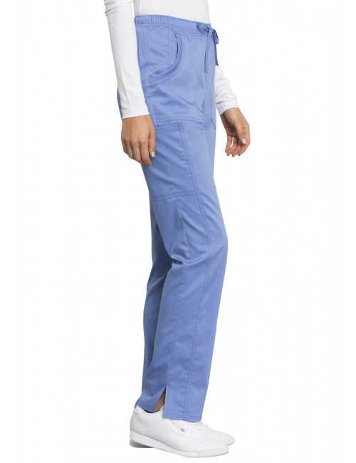 Pantalon médical Femme, Cherokee "Revolution tech" (WW235AB) bleu ciel gauche