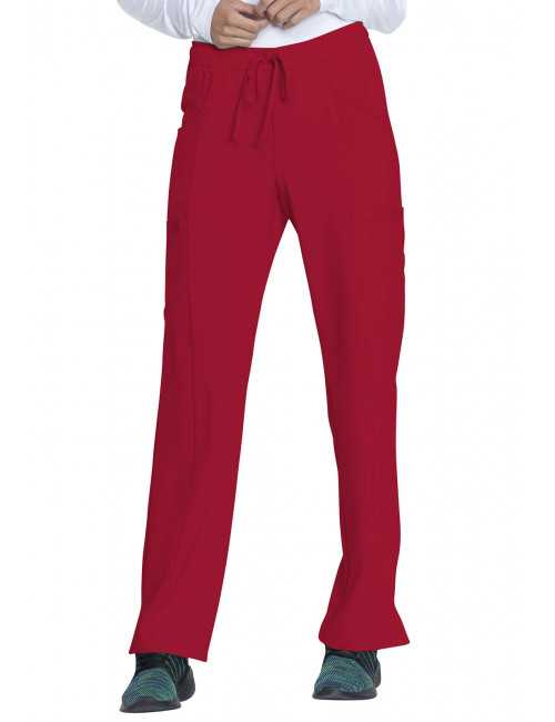 Pantalon Médical Femme, Dickies, "EDS Essentials" (DK010) - Fin de série rouge face