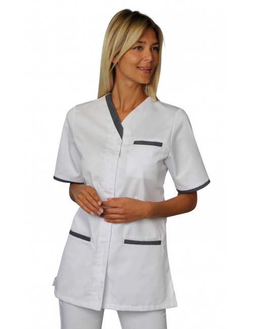 Blusa médica de mujer larga Alya, SNV (ALYAMC010)