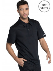 Bata médica de hombre, cuello de polo, Cherokee, colección "Revolución" (WW615)