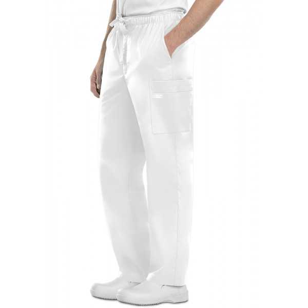 Pantalon médical Homme Cherokee, Collection "Core stretch" (4243) blanc
