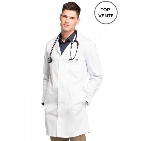 White Medical Scrub Man, Cherokee Core Stretch (4403)