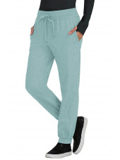 Pantalon médical Femme Koi "Gemma", collection Koi Basics (741) vert sauge face