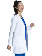 Blouse médicale Blanche Moyenne Femme, Cherokee, collection "Project Lab" (CKE452) gauche
