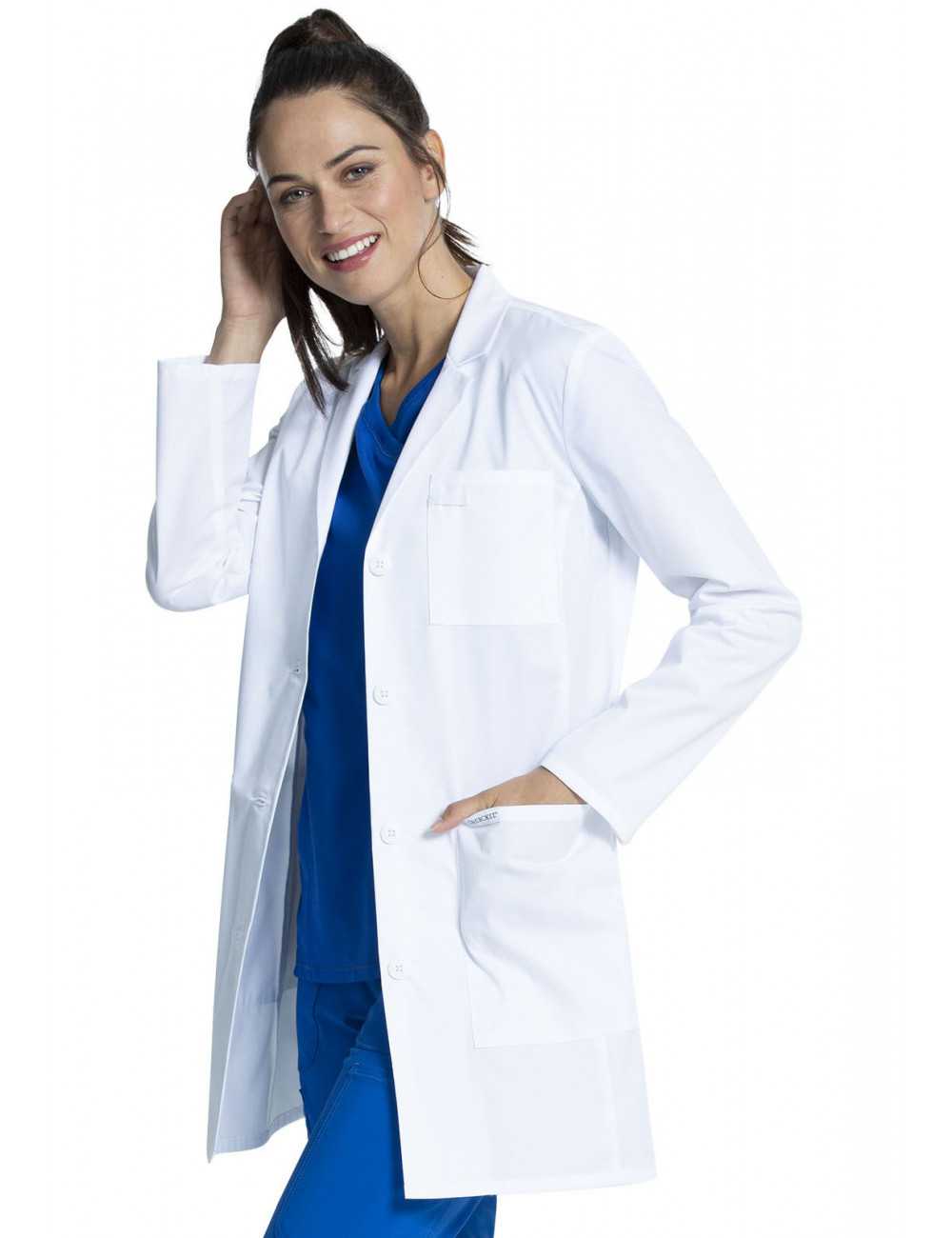 Bata Médica Blanca Mujer (CKE452)