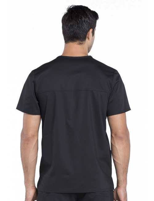 Blouse médicale Homme Col V, Cherokee, Collection "Revolution" (WWE670) noir dos