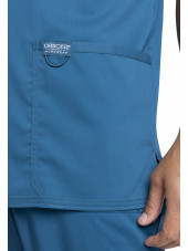 Bata médica de hombre, cuello de polo, Cherokee, colección "Revolución" (WWE670)