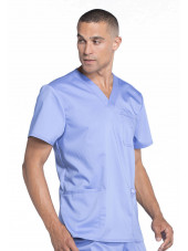 Bata médica de hombre, cuello de polo, Cherokee, colección "Revolución" (WWE670)