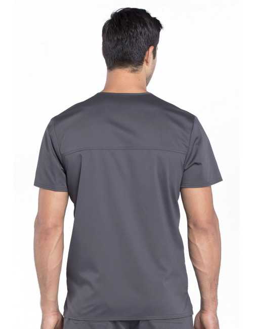 Bata médica de hombre, cuello de polo, Cherokee, colección "Revolución" (WWE670)