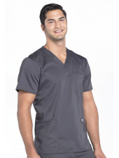 Bata médica de hombre, cuello de polo, Cherokee, colección "Revolución" (WWE670)