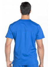 Bata médica de hombre, cuello de polo, Cherokee, colección "Revolución" (WWE670)