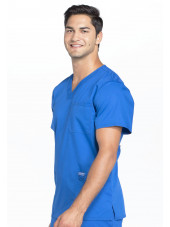 Bata médica de hombre, cuello de polo, Cherokee, colección "Revolución" (WWE670)