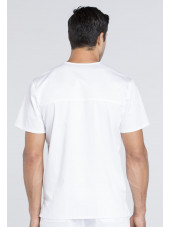 Bata médica de hombre, cuello de polo, Cherokee, colección "Revolución" (WWE670)