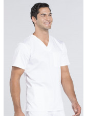 Bata médica de hombre, cuello de polo, Cherokee, colección "Revolución" (WWE670)