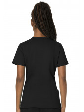 Bata médica de mujer, cuello de polo, Cherokee, colección "Revolución" (WWE620)