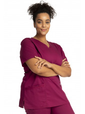 Women's Medical Scrub Polo Collar, Cherokee, "Revolution" Collection (WWE620)