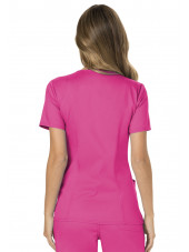 Bata médica de mujer, cuello de polo, Cherokee, colección "Revolución" (WWE610)