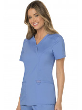 Women's Medical Scrub Polo Collar, Cherokee, "Revolution" Collection (WWE610)