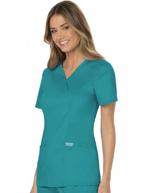 Women's Medical Scrub Polo Collar, Cherokee, "Revolution" Collection (WWE610)