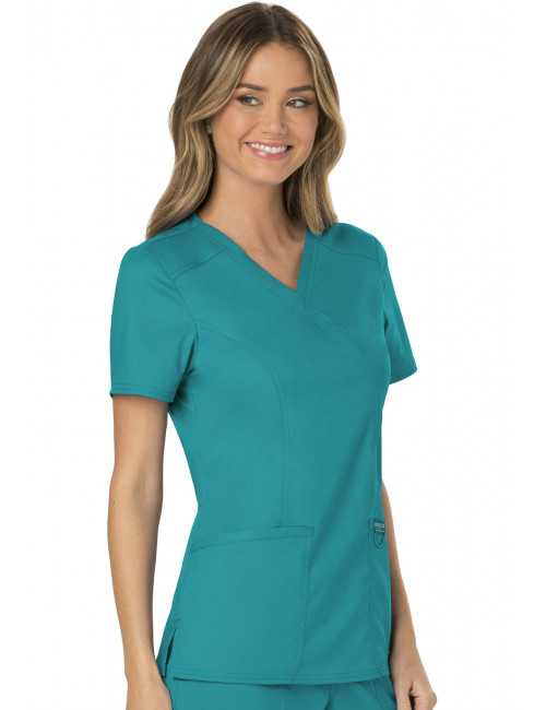 Women's Medical Scrub Polo Collar, Cherokee, "Revolution" Collection (WWE610)