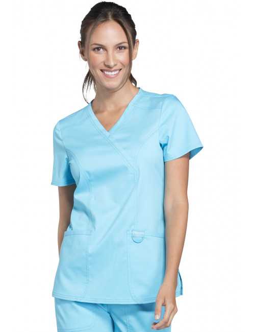 Women's Medical Scrub Polo Collar, Cherokee, "Revolution" Collection (WWE610)