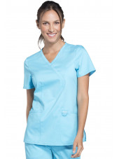 Women's Medical Scrub Polo Collar, Cherokee, "Revolution" Collection (WWE610)