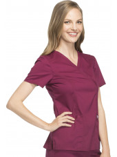 Bata médica de mujer, cuello de polo, Cherokee, colección "Revolución" (WWE610)