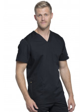 Bata médica de hombre, cuello de polo, Cherokee, colección "Revolución" (WWE603)