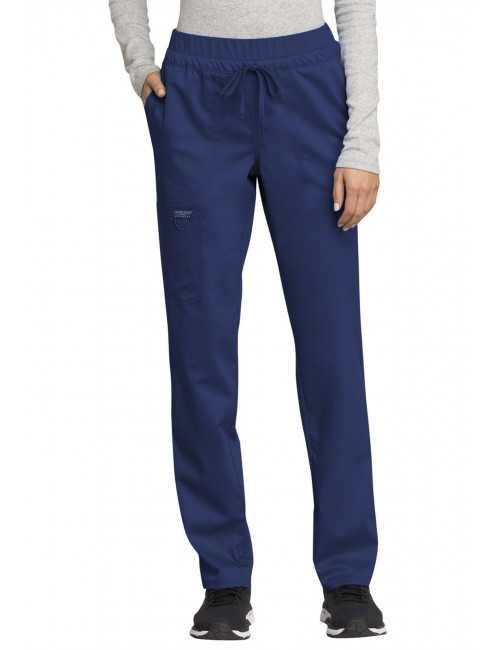 Pantalon médical Femme cordon, Cherokee, Collection "Revolution" (WWE105) bordeaux face