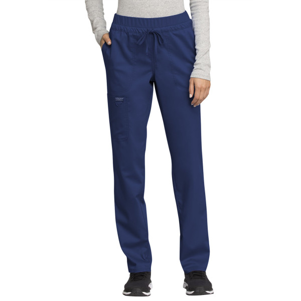 Pantalon médical Femme cordon, Cherokee, Collection "Revolution" (WWE105) bleu marine face
