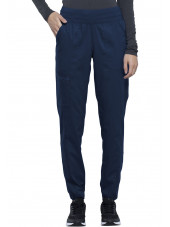 Pantalon médical Femme slim, Cherokee, Collection "Revolution" (WWE011) bleu marine face
