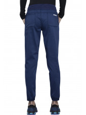 Pantalon médical Femme slim, Cherokee, Collection "Revolution" (WWE011) bleu marine dos
