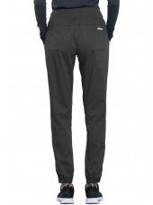Pantalon médical Femme slim, Cherokee, Collection "Revolution" (WWE011) gris anthracite dos
