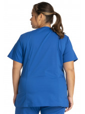 Bata médica de mujer, cuello de polo, Cherokee, colección "Revolución" (WWE620)