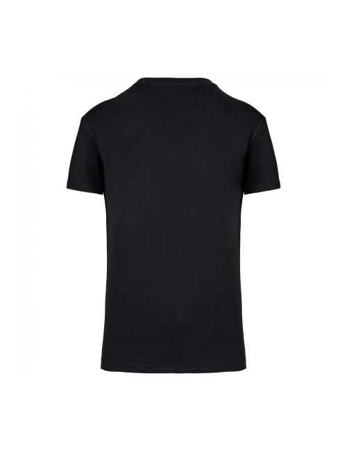 T-shirt coton BIO col rond unisexe KARIBAN (K3025) Noir de dos 