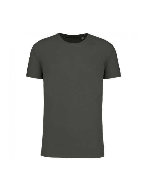 T-shirt coton BIO col rond unisexe KARIBAN (K3025) gris anthracite de dos 