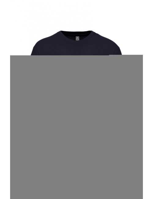 T-shirt coton BIO col rond unisexe KARIBAN (K3025) Navy de face 