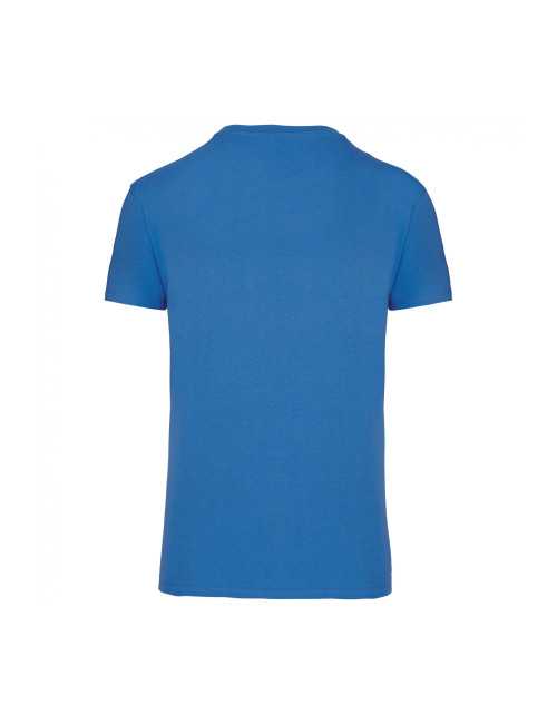 T-shirt coton BIO col rond unisexe KARIBAN (K3025) bleu royal de dos 
