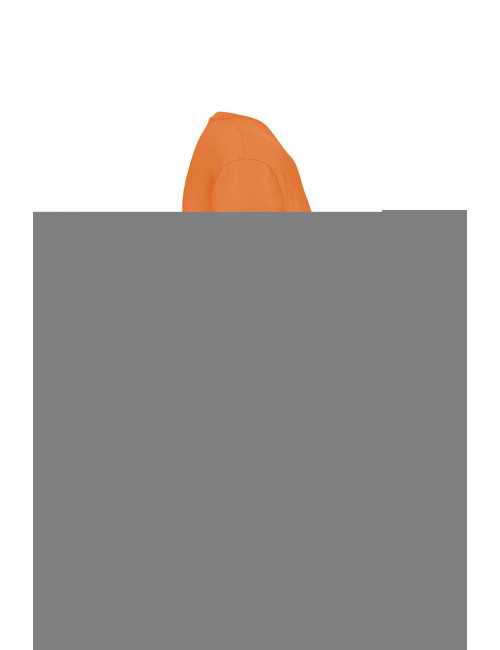 T-shirt coton BIO col rond 190gr unisexe KARIBAN (K3032) orange de côté 