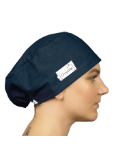 Gorra médica Azul Marino 100% algodón Chrysval (187)