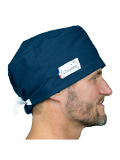 Medical Cap Navy Blue 100% coton Chrysval (187)