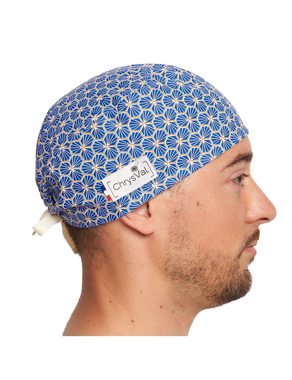 Medical Cap trèfle bleu 100 coton Chrysval (211778) Medical Accessories