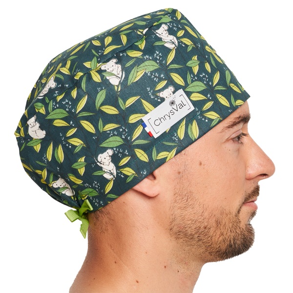 Gorra médica Azul coala 100% algodón Chrysval (211-766)