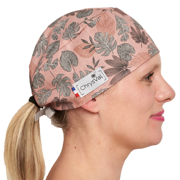 Calot médical court "Les Bermudes" 100% coton CHRYSVAL (211-761) femme