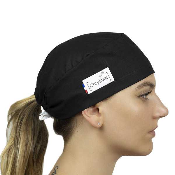 Gorra médica nero 100% algodón Chrysval (211-273)