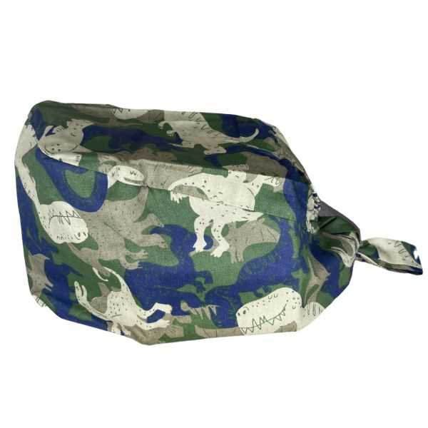 Gorra médica "Flamencos rosados sobre fondo turquesa" (209-12035)